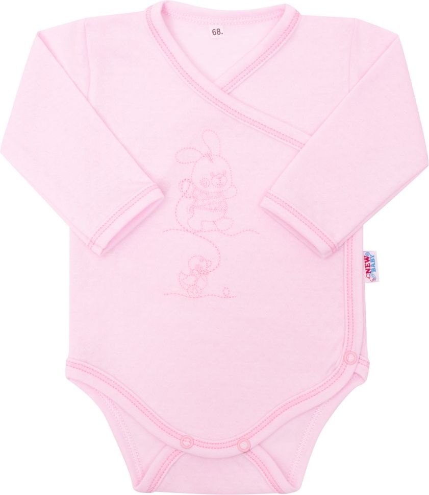 NEW BABY Kojenecká bavlněná soupravička Good Friends růžová 100% Bavlna 56 (0-3m) - obrázek 2