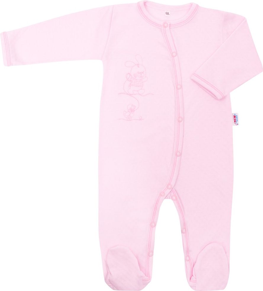 NEW BABY Kojenecká bavlněná soupravička Good Friends růžová 100% Bavlna 56 (0-3m) - obrázek 4
