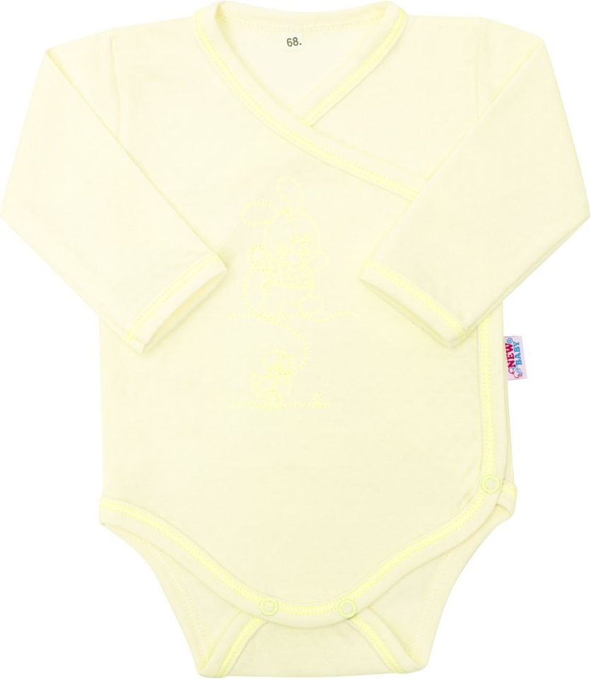 NEW BABY Kojenecká bavlněná soupravička Good Friends béžová 100% Bavlna 62 (3-6m) - obrázek 2