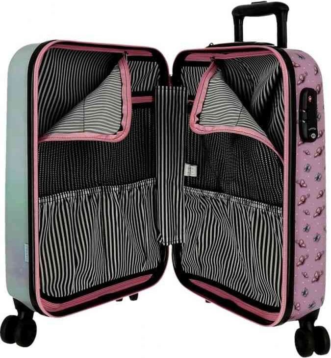 JOUMMABAGS Cestovní kufr ABS Santoro Gorjuss Somewhere ABS plast, 55x37x20 cm, 33 l - obrázek 3