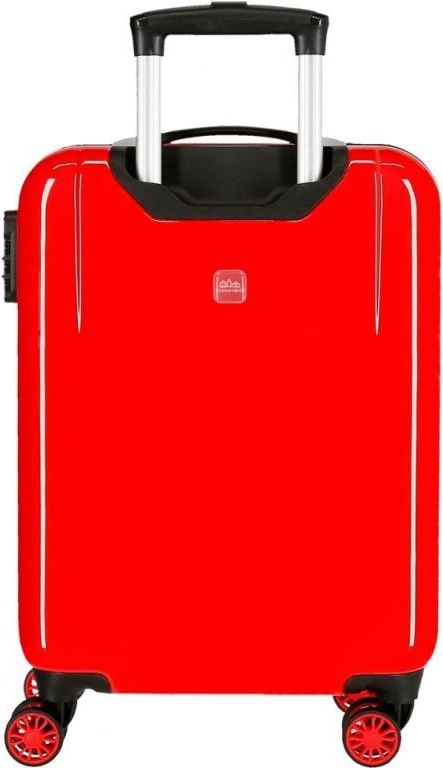 JOUMMABAGS Cestovní kufr ABS Mickey Circle red ABS plast, 55x38x20 cm, 34 l - obrázek 2