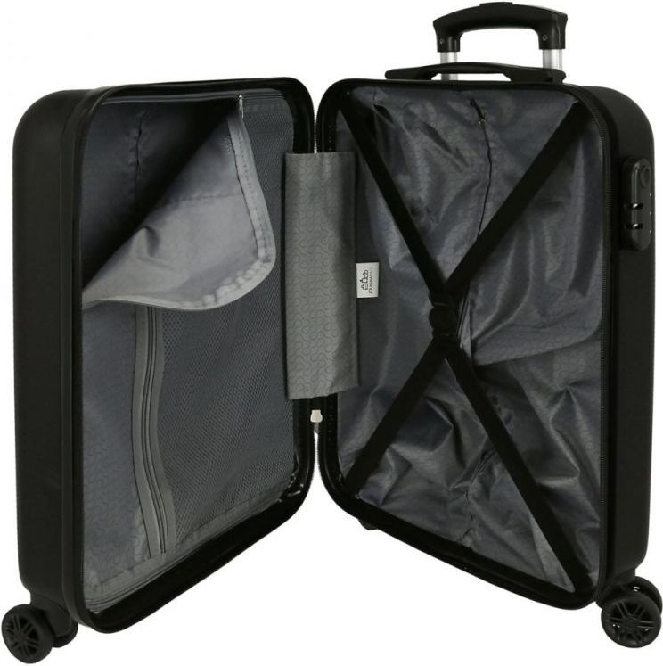 JOUMMABAGS Cestovní kufr ABS Spiderman Great Power black ABS plast, 55x38x20 cm, 34 l - obrázek 3