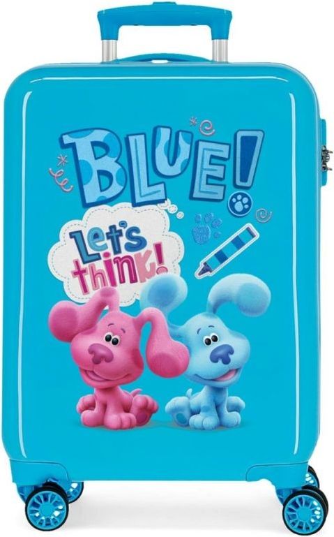 JOUMMABAGS Cestovní kufr ABS Blues Clues Lets Think ABS plast, 55x38x20 cm, 34 l - obrázek 1