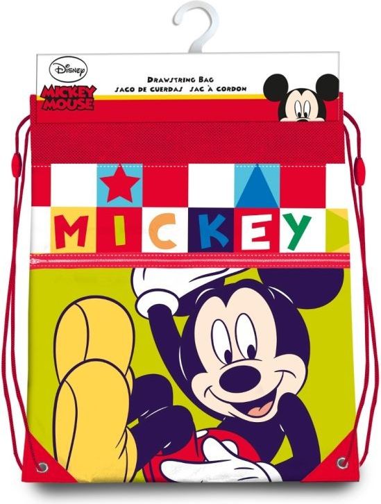 EUROSWAN Taška na tělocvik a přezůvky Mickey color Polyester, 38x30 cm - obrázek 1