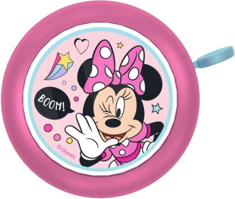 SEVEN Zvonek na kolo Minnie Boom kovový Kov, Plast, průměr 5 cm - obrázek 1