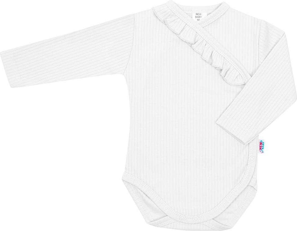 NEW BABY 2-dílná kojenecká souprava Stripes bílá 68 100% Bavlna 68 (4-6m) - obrázek 2