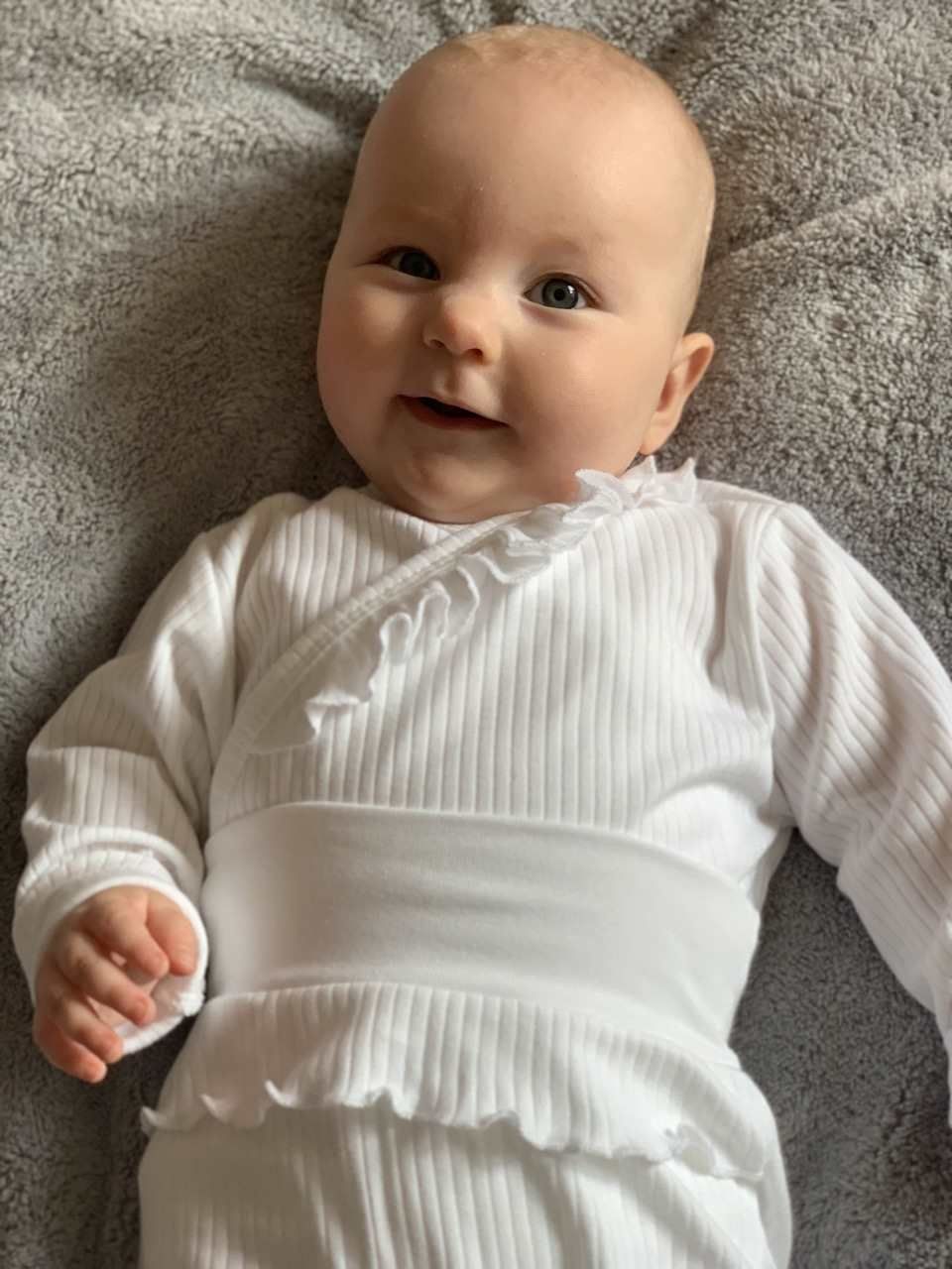 NEW BABY 2-dílná kojenecká souprava Stripes bílá 68 100% Bavlna 68 (4-6m) - obrázek 5