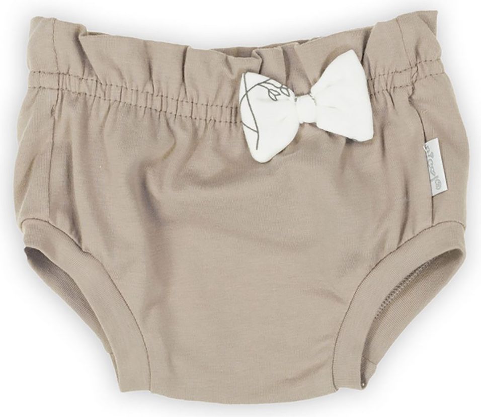 Nicol Kojenecké bavlněné kraťasy-bloomers Ella béžové 100% bavlna 3-6 m - obrázek 1
