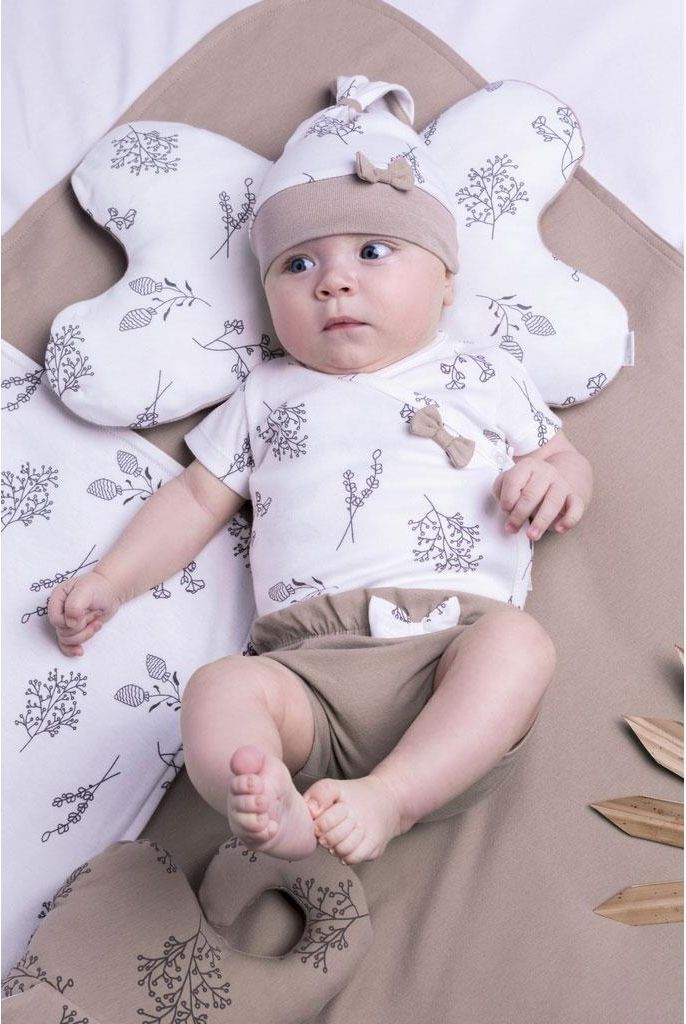 Nicol Kojenecké bavlněné kraťasy-bloomers Ella béžové 100% bavlna 3-6 m - obrázek 2
