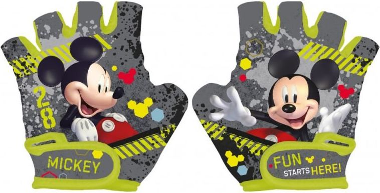 SEVEN Cyklo rukavice Mickey grey Polyester/elastan, UNI 5 odpovídá 3 - 9 let - obrázek 1