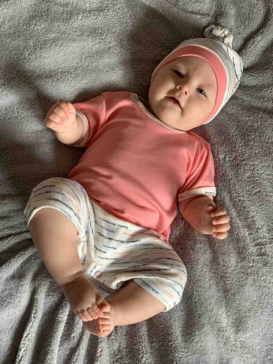 NEW BABY Kojenecký letní bavlněný overal Summertime holka 80 100% Bavlna 80 (9-12m) - obrázek 3