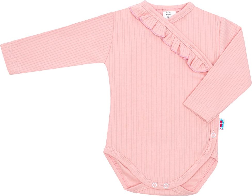 NEW BABY 2-dílná kojenecká souprava Stripes růžová 86 100% Bavlna 86 (12-18m) - obrázek 2