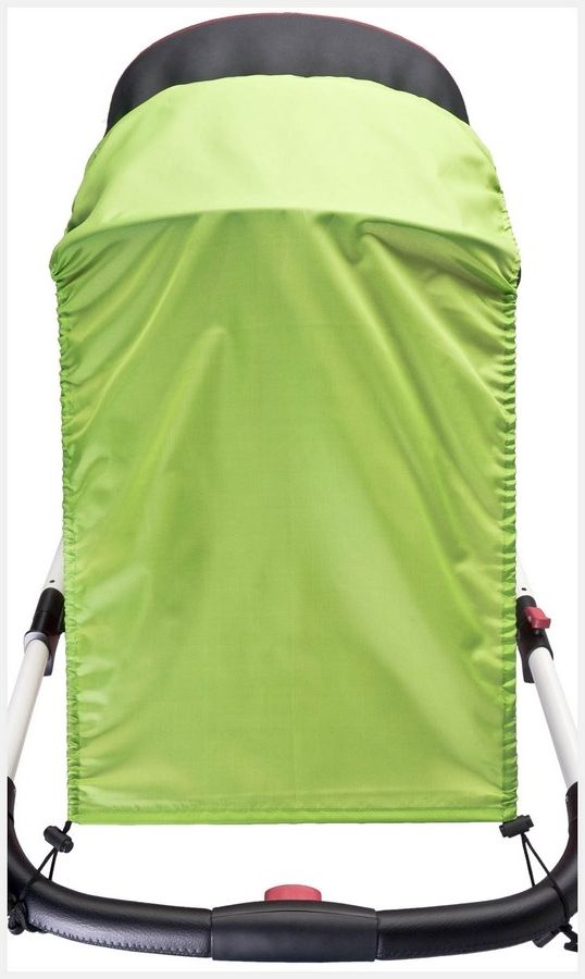 CARETERO Sluneční clona na kočárek CARETERO green Polyester 70x33-54 cm - obrázek 1