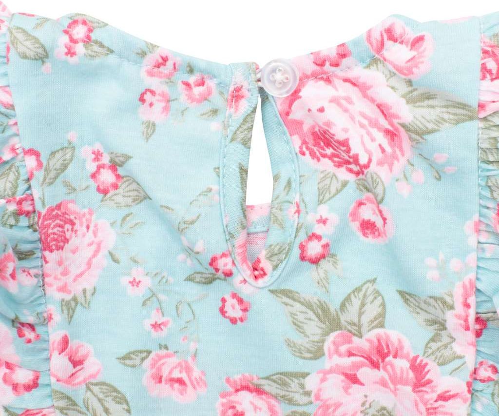 NEW BABY Kojenecké letní bavlněné šatičky Roses 100% Bavlna 56 (0-3m) - obrázek 4