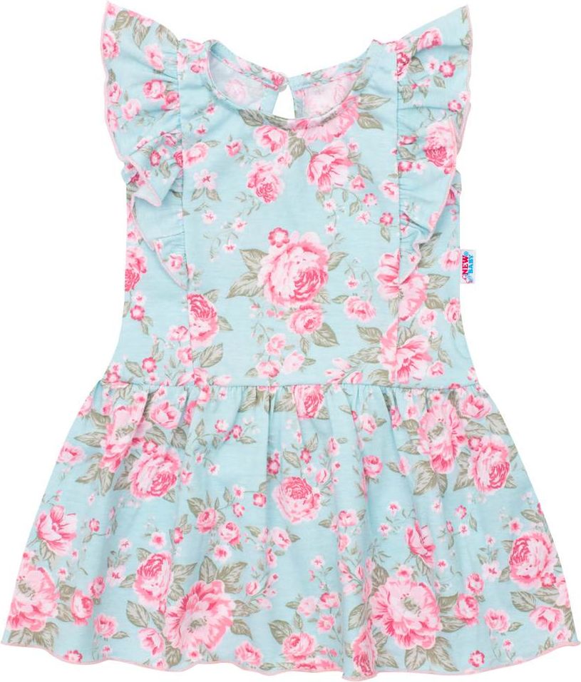 NEW BABY Kojenecké letní bavlněné šatičky Roses 100% Bavlna 80 (9-12m) - obrázek 1