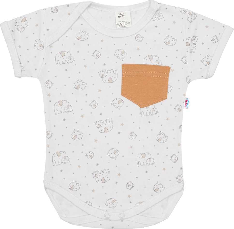 NEW BABY 2-dílná letní bavlněná souprava Perfect Summer hnědá 100% Bavlna 56 (0-3m) - obrázek 2