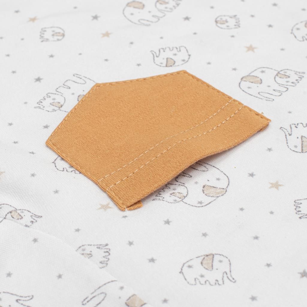 NEW BABY 2-dílná letní bavlněná souprava Perfect Summer hnědá 100% Bavlna 80 (9-12m) - obrázek 4