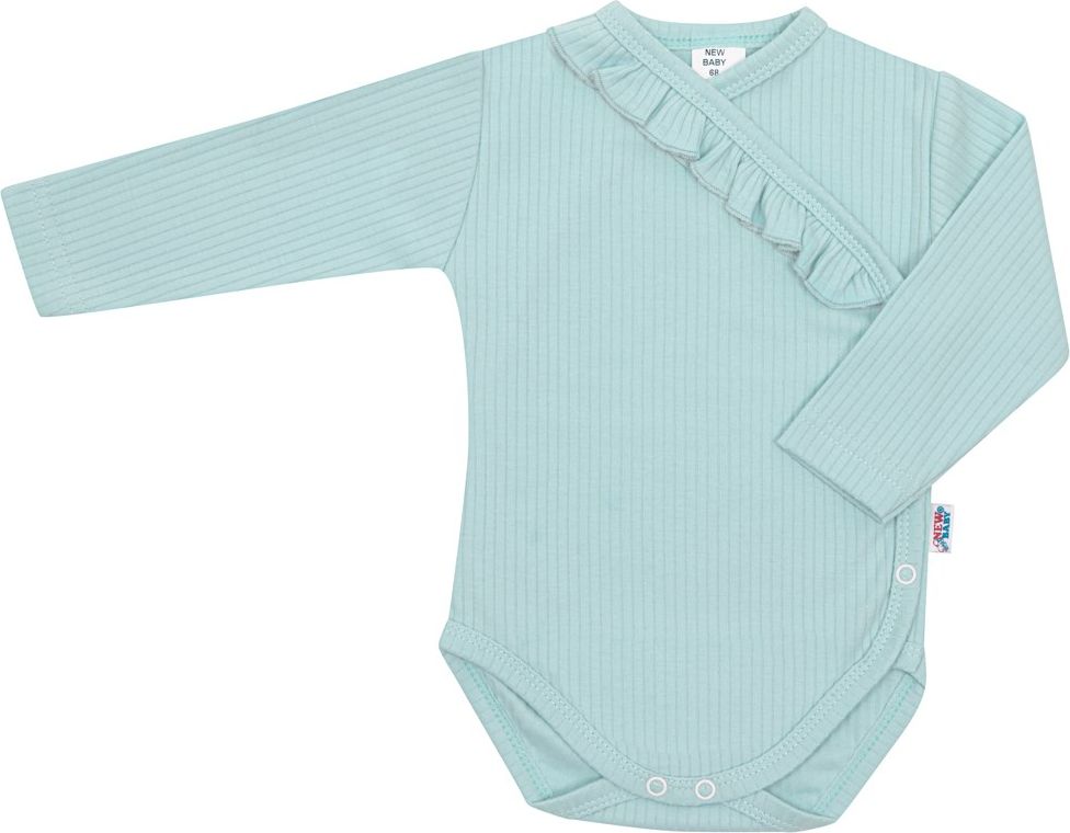 NEW BABY 2-dílná kojenecká souprava Stripes ledově modrá 100% Bavlna 74 (6-9m) - obrázek 2
