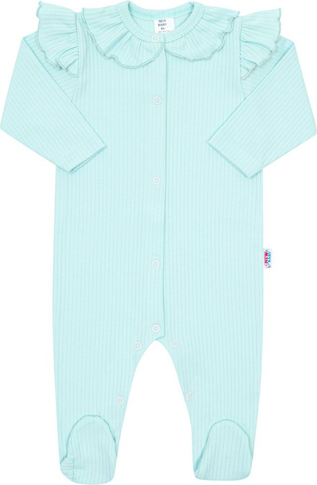 NEW BABY Kojenecký bavlněný overal Stripes ledově modrá 100% Bavlna 86 (12-18m) - obrázek 1