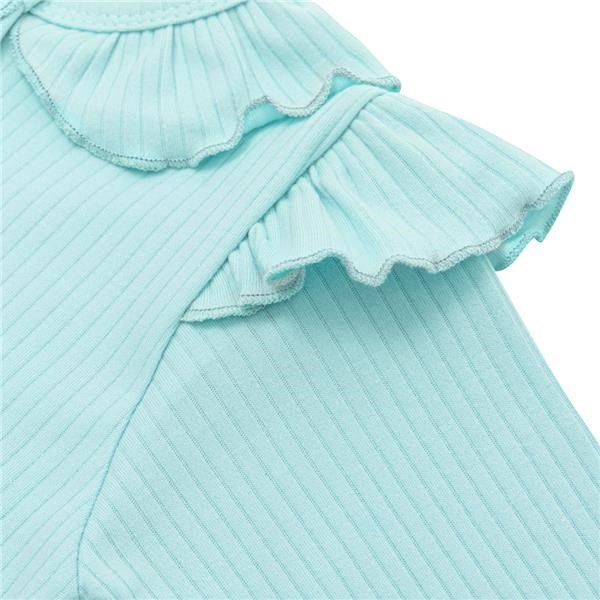 NEW BABY Kojenecký bavlněný overal Stripes ledově modrá 100% Bavlna 86 (12-18m) - obrázek 2