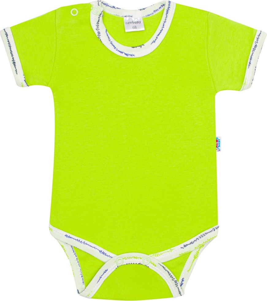 NEW BABY Kojenecké bavlněné body s krátkým rukávem Summertime kluk 100% Bavlna 56 (0-3m) - obrázek 1