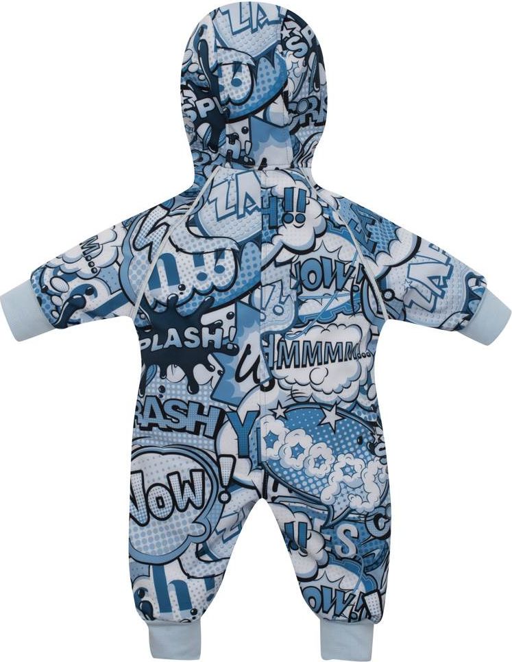 NEW BABY Softshellový kojenecký overal Komix Polyester/Polyamid 86 (12-18m) - obrázek 2