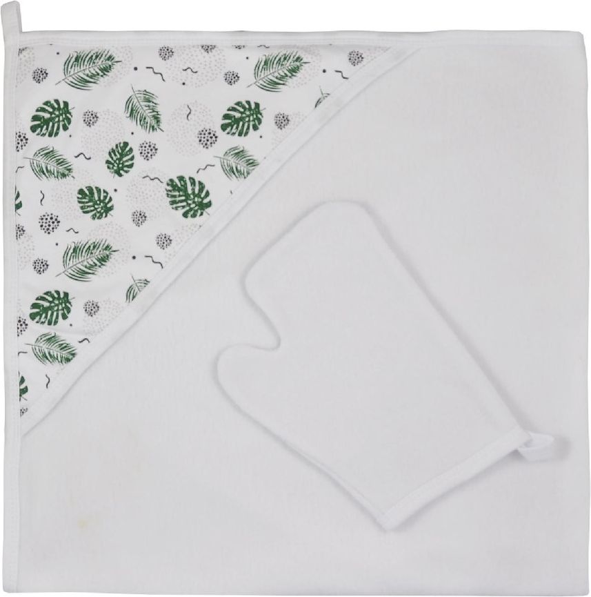 KOALA Dětská osuška s žínkou Nature Bavlna/Polyester 90x90 cm - obrázek 1