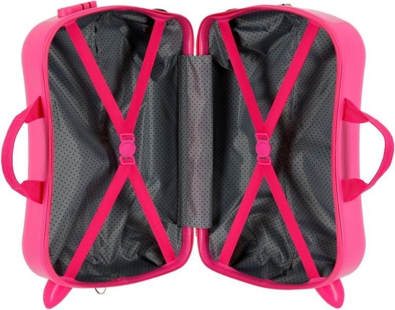 JOUMMABAGS Dětský kufřík na kolečkách Roll Road Little Me Unicorn Pink MAXI ABS plast, 50x38x20 cm, 34 l - obrázek 3