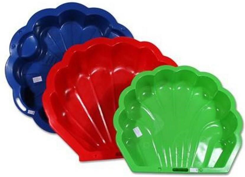 STAR PLUS Pískoviště-bazének Mušle - 2 ks růžové Plast 77x86x20 cm - obrázek 4