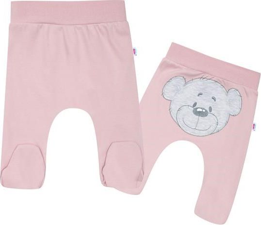 NEW BABY Kojenecké bavlněné polodupačky BrumBrum old pink 100% bavlna 62 (3-6m) - obrázek 1