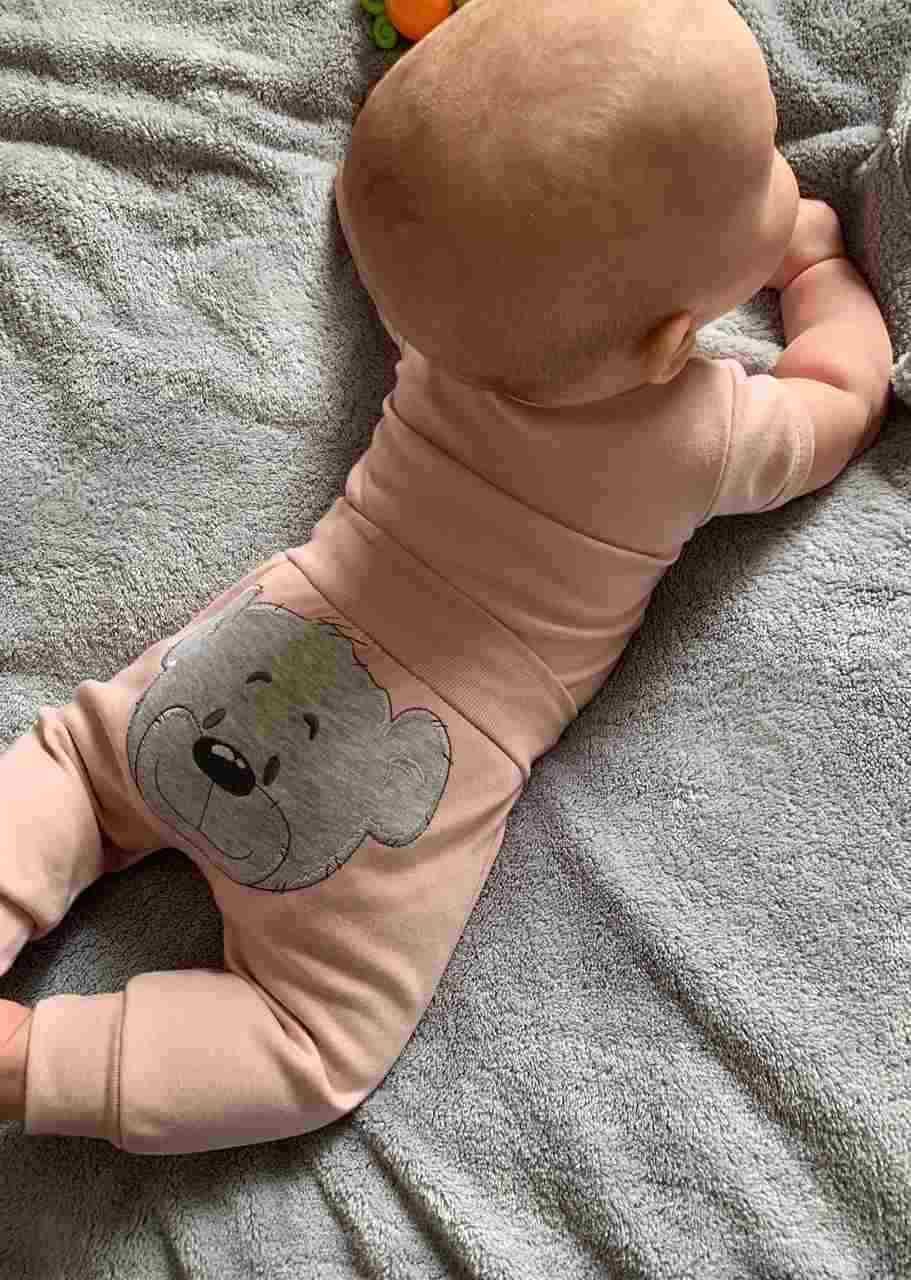 NEW BABY Kojenecké bavlněné polodupačky BrumBrum old pink 100% bavlna 62 (3-6m) - obrázek 5