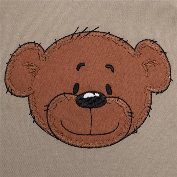 NEW BABY Kojenecké bavlněné body s krátkým rukávem BrumBrum latte brown 100% bavlna 68 (4-6m) - obrázek 2
