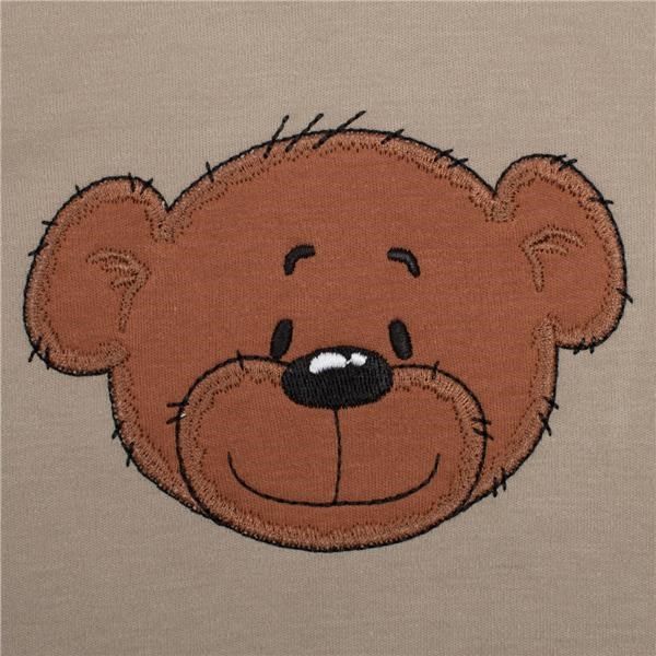 NEW BABY Kojenecký letní bavlněný overal BrumBrum latte 100% bavlna 62 (3-6m) - obrázek 3