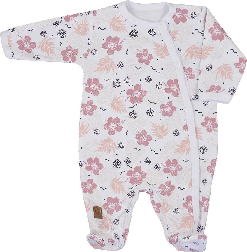 KOALA Kojenecký bavlněný overal Flowers 100% bavlna 74 (6-9m) - obrázek 1