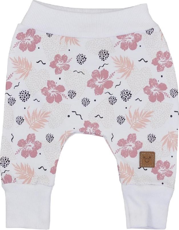 KOALA Kojenecké bavlněné polodupačky Flowers 100% bavlna 74 (6-9m) - obrázek 1