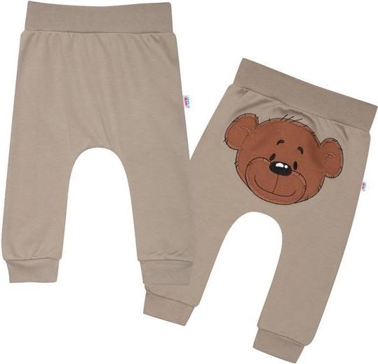 NEW BABY Kojenecké bavlněné tepláčky BrumBrum latte 100% bavlna 74 (6-9m) - obrázek 1