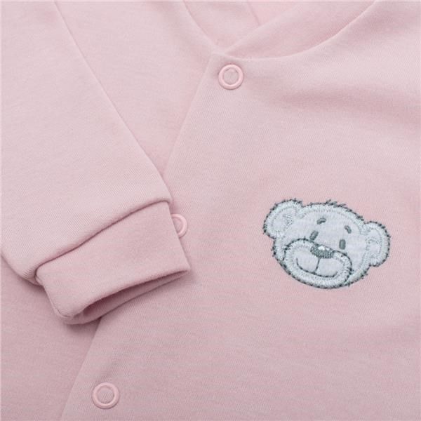 NEW BABY Kojenecký bavlněný overal BrumBrum old pink 100% bavlna 68 (4-6m) - obrázek 2