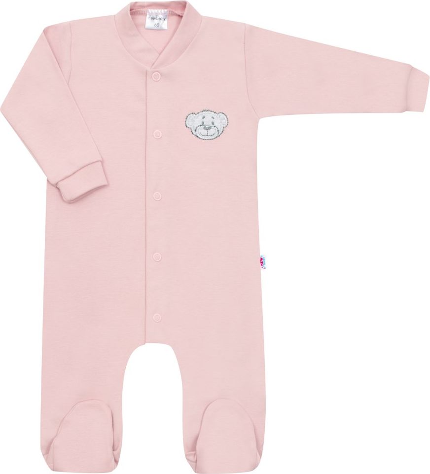 NEW BABY Kojenecký bavlněný overal BrumBrum old pink 100% bavlna 74 (6-9m) - obrázek 1