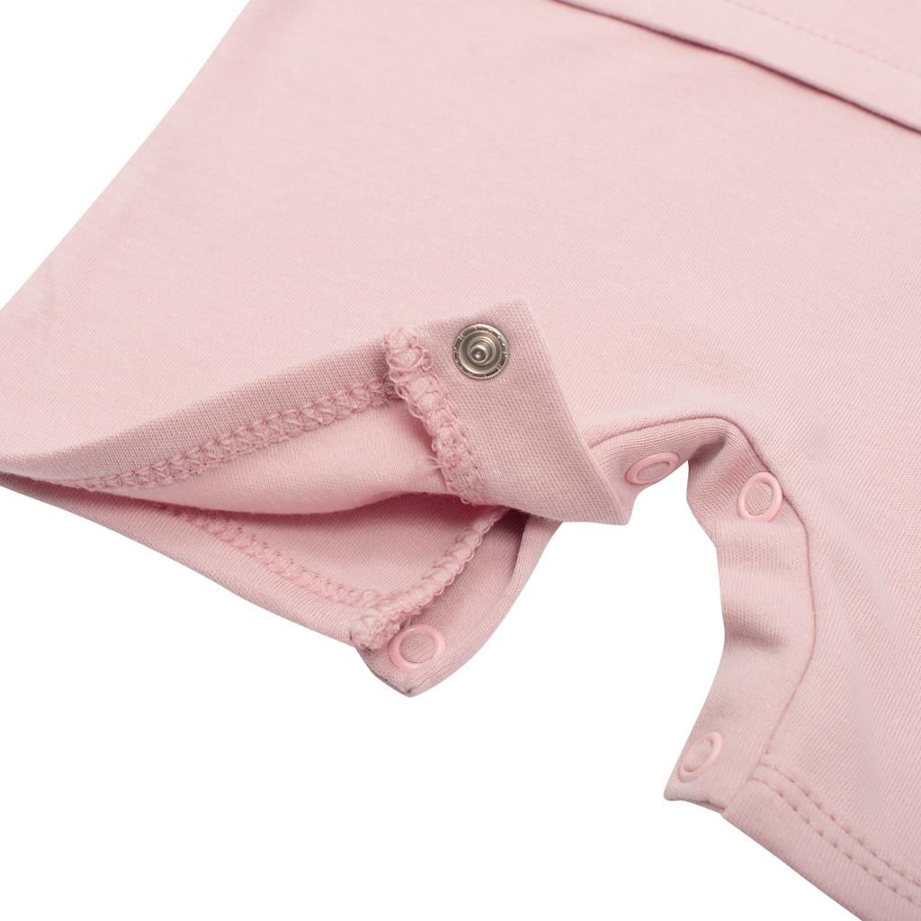NEW BABY Kojenecký letní bavlněný overal BrumBrum old pink 100% bavlna 68 (4-6m) - obrázek 2