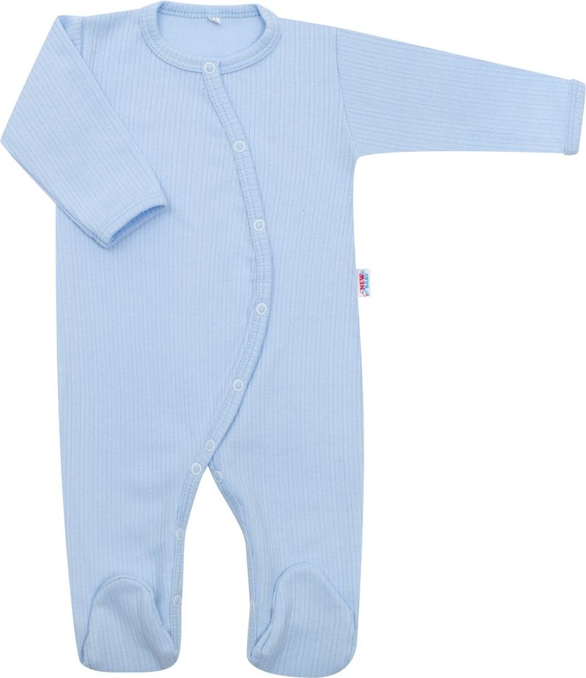 NEW BABY Kojenecký bavlněný overal Sweetie modrý 100% bavlna 74 (6-9m) - obrázek 1