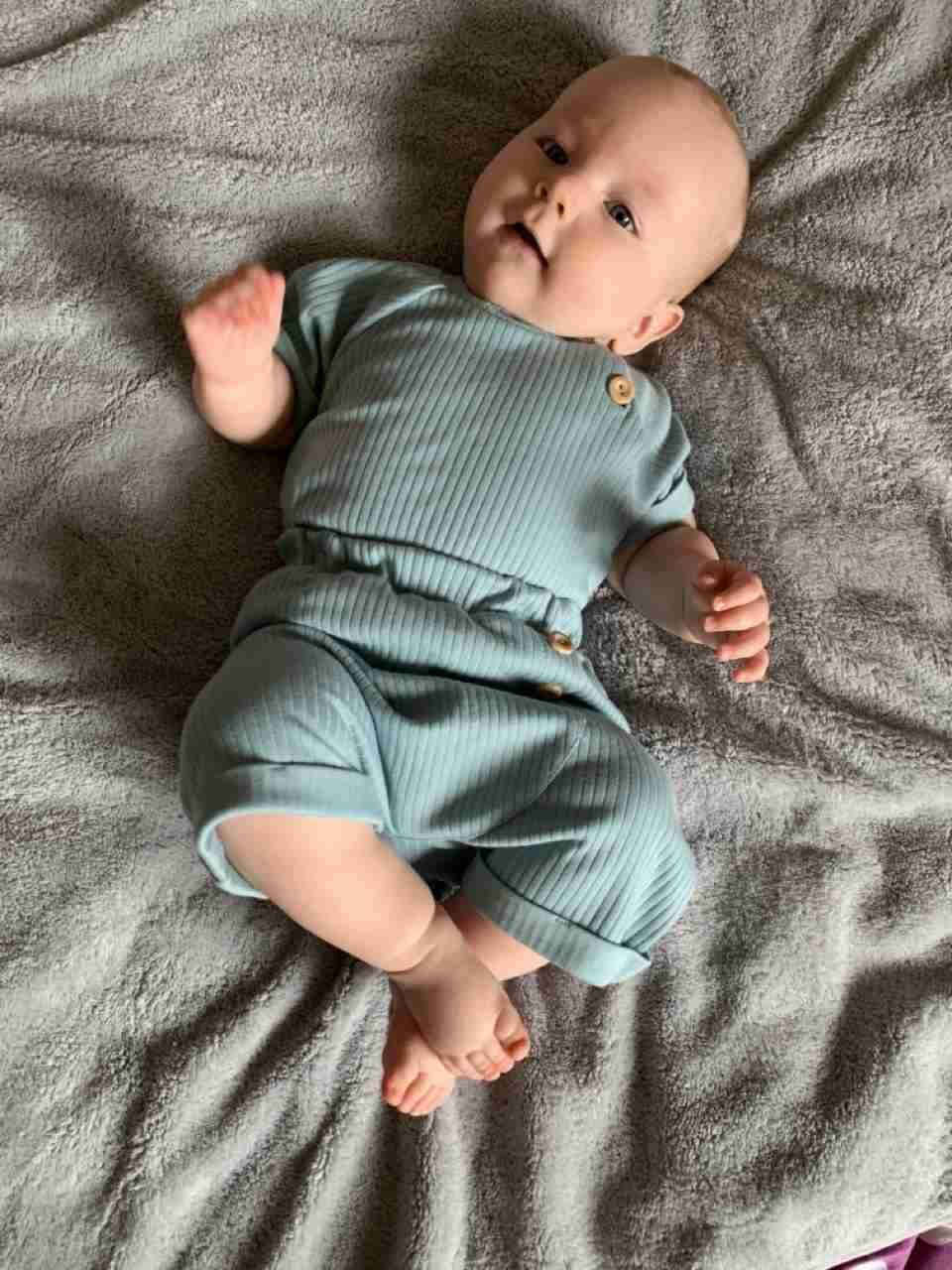 NEW BABY Kojenecká letní souprava tričko a kraťásky Practical 100% bavlna 68 (4-6m) - obrázek 4