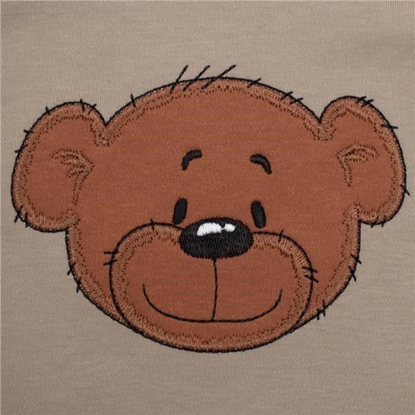 NEW BABY Kojenecké bavlněné dupačky BrumBrum latte 100% bavlna 80 (9-12m) - obrázek 2