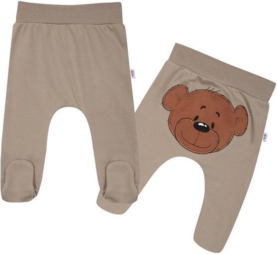 NEW BABY Kojenecké bavlněné polodupačky BrumBrum latte 100% bavlna 80 (9-12m) - obrázek 1