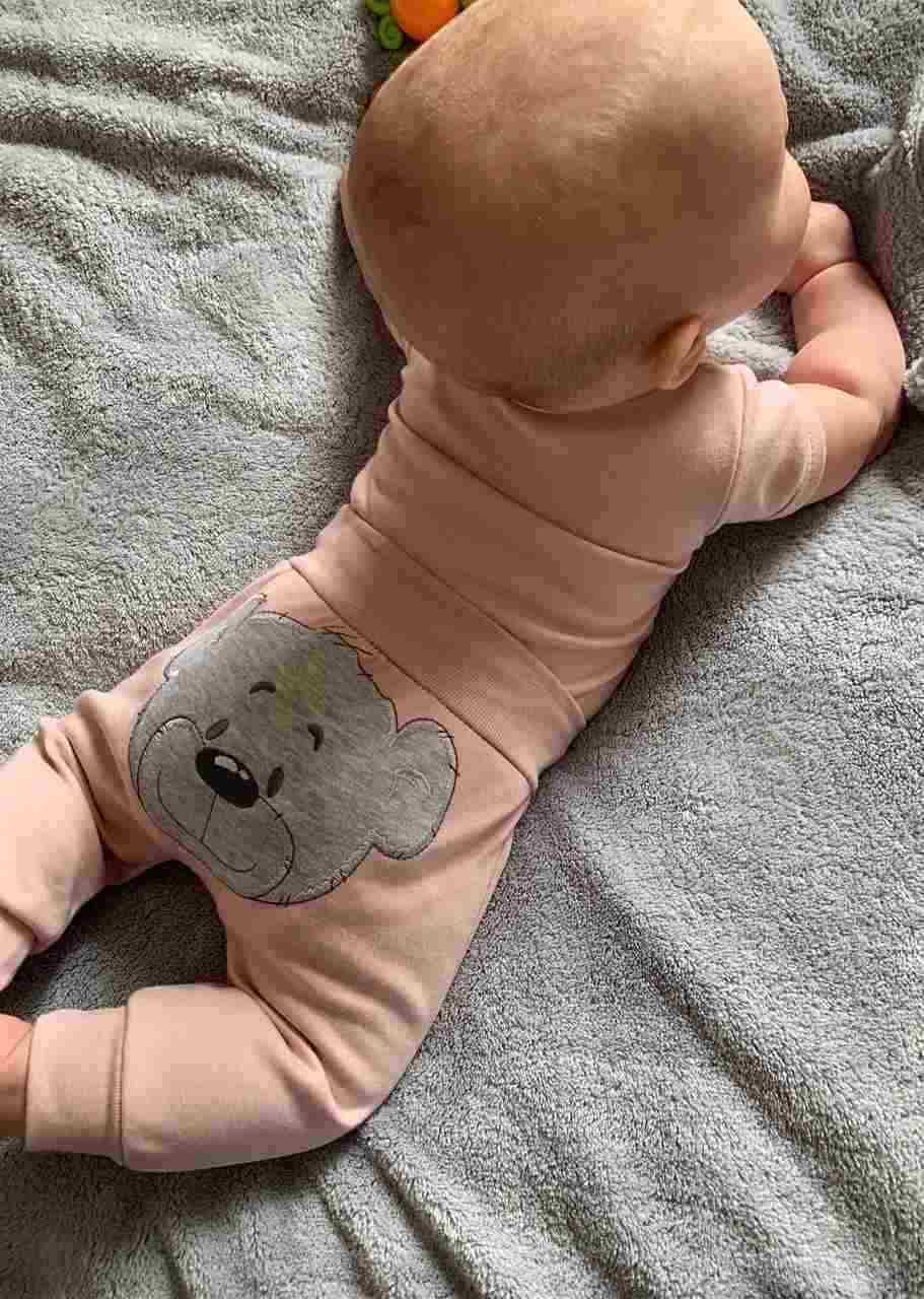 NEW BABY Kojenecké bavlněné polodupačky BrumBrum old pink 100% bavlna 86 (12-18m) - obrázek 5