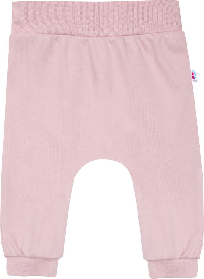 NEW BABY Kojenecké bavlněné tepláčky BrumBrum old pink 100% bavlna 80 (9-12m) - obrázek 2