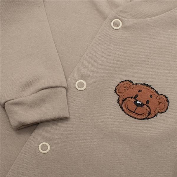 NEW BABY Kojenecký bavlněný overal BrumBrum latte 100% bavlna 86 (12-18m) - obrázek 2