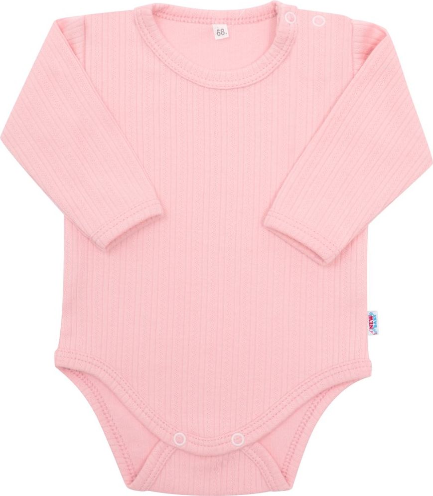 NEW BABY Kojenecké body Sweetie růžové 100% bavlna 86 (12-18m) - obrázek 1