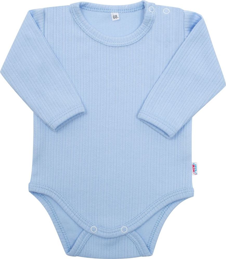 NEW BABY Kojenecké body Sweetie modré 100% bavlna 86 (12-18m) - obrázek 1
