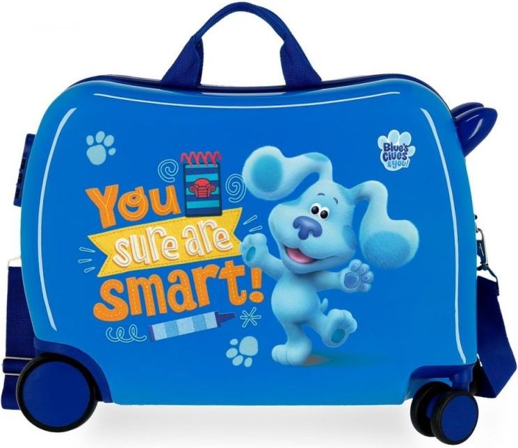 JOUMMABAGS Dětský kufřík na kolečkách Blues Clues Smart Blue MAXI ABS plast, 50x38x20 cm, 34 l - obrázek 1