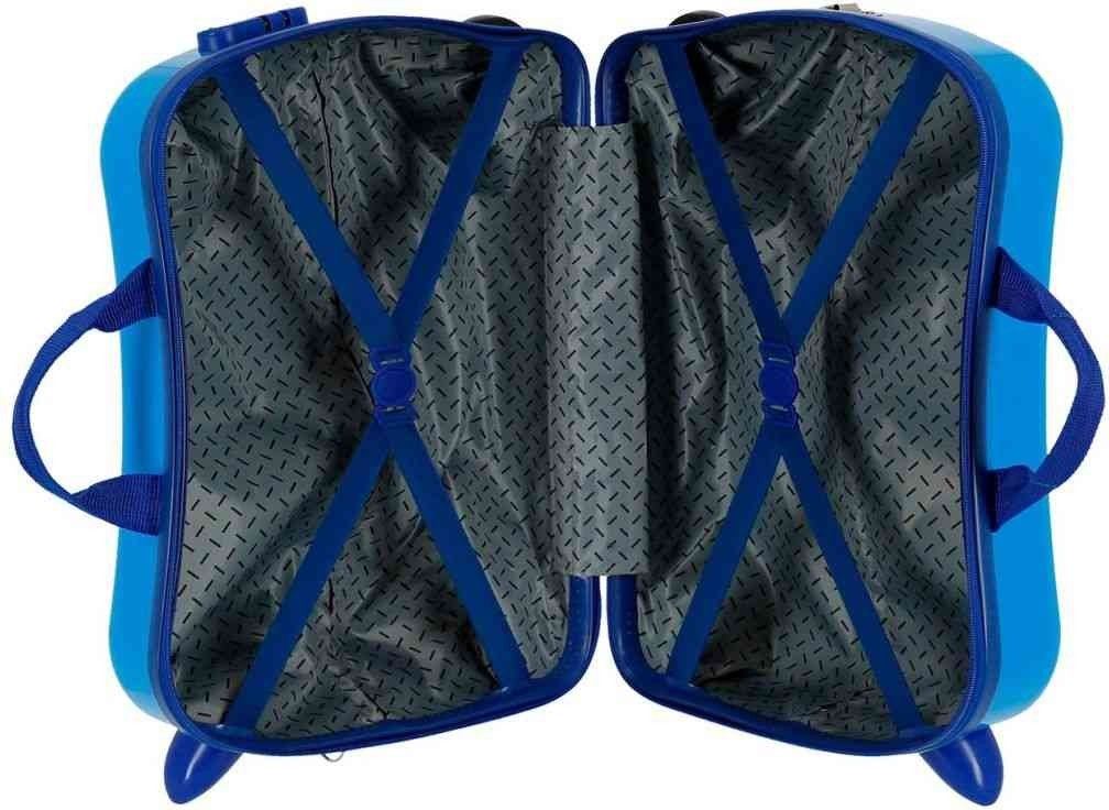 JOUMMABAGS Dětský kufřík na kolečkách Mickey Lets Roll blue MAXI ABS plast, 50x38x20 cm, 34 l - obrázek 3